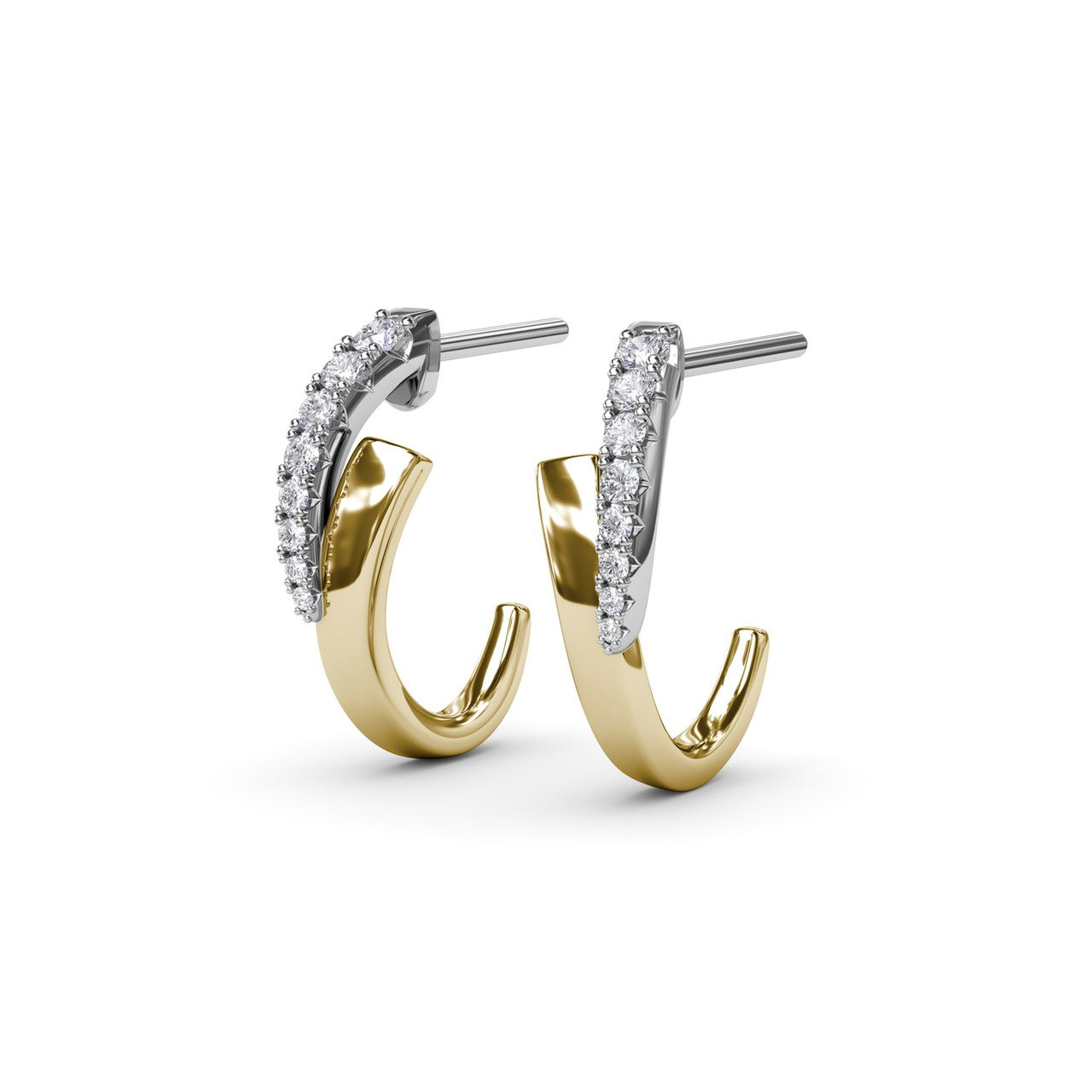 ER5210-18kt-Yellow-White