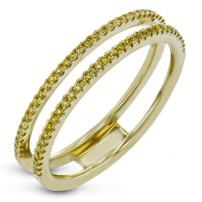 Round - cut Engagement Ring & Matching Wedding Band in 18k Gold with Diamonds - Simon G. Jewelry