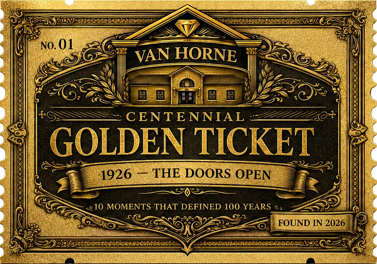 Golden Ticket — Van Horne Centennial