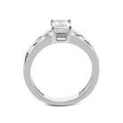 Emerald - Cut Engagement Ring In 18k Gold With Diamonds - Simon G. Jewelry