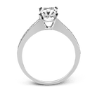Emerald - cut Engagement Ring & Matching Wedding Band in 18k Gold with Diamonds - Simon G. Jewelry