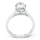 Emerald - Cut Hidden Halo Engagement Ring In 18k Gold With Diamonds - Simon G. Jewelry
