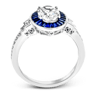 Engagement Ring in 18k Gold with Diamonds - Simon G. Jewelry