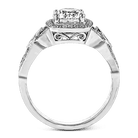 Engagement Ring in 18k Gold with Diamonds - Simon G. Jewelry