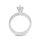 Marquise - cut Engagement Ring & Matching Wedding Band in 18k Gold with Diamonds - Simon G. Jewelry