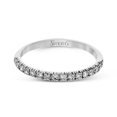 Marquise - cut Halo Engagement Ring & Matching Wedding Band in 18k Gold with Diamonds - Simon G. Jewelry