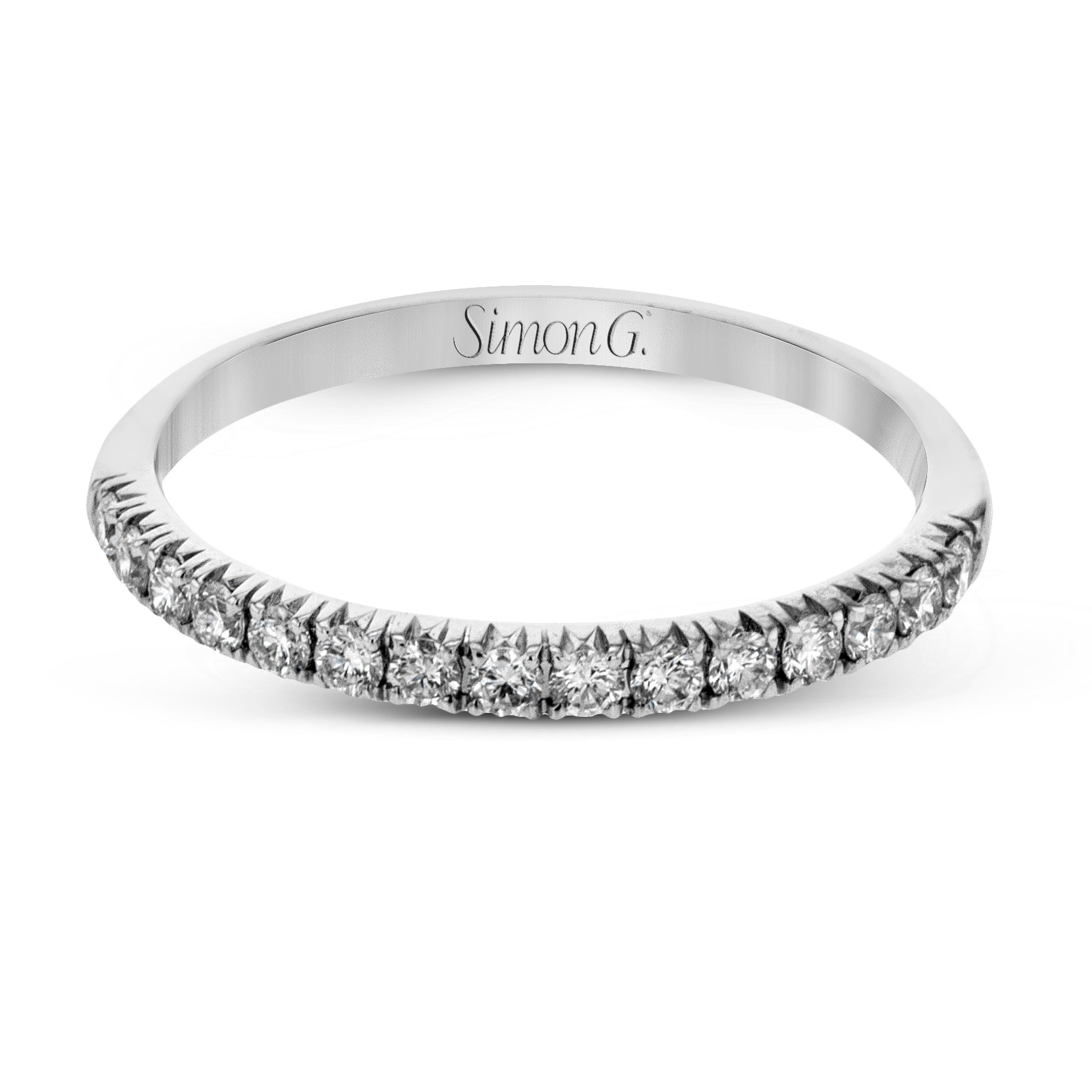 Oval - cut Halo Engagement Ring & Matching Wedding Band in 18K Gold with Diamonds - Simon G. Jewelry