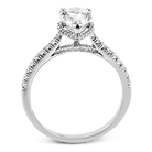 Pear - Cut Hidden Halo Engagement Ring In 18k Gold With Diamonds - Simon G. Jewelry