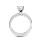 Princess - cut Engagement Ring & Matching Wedding Band in 18k Gold with Diamonds - Simon G. Jewelry