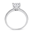 Round - cut Engagement Ring in 18k Gold with Diamonds - Simon G. Jewelry