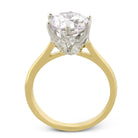 Round - cut Engagement Ring in 18k Gold with Diamonds - Simon G. Jewelry