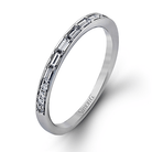 Round - cut Engagement Ring & Matching Wedding Band in 18k Gold with Diamonds - Simon G. Jewelry