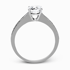 Round - cut Engagement Ring & Matching Wedding Band in 18k Gold with Diamonds - Simon G. Jewelry