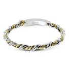 Twist Wedding Set Rings in 18K gold - Simon G. Jewelry
