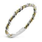 Twist Wedding Set Rings in 18K gold - Simon G. Jewelry
