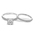 Wedding Band in 18k Gold with Diamonds - Simon G. Jewelry
