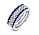 Wedding Band Set In 18k Gold With Diamonds - Simon G. Jewelry