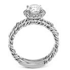 Wedding Set in 18k Gold with Diamonds - Simon G. Jewelry